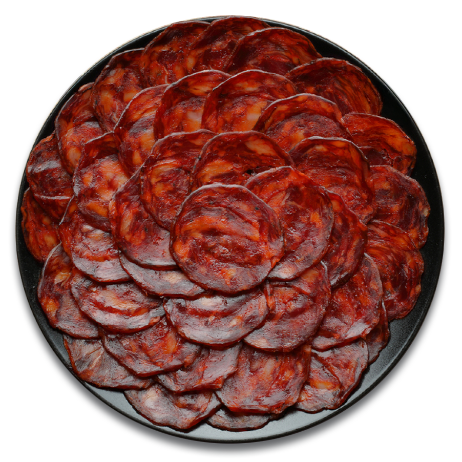 plato de chorizo ibérico